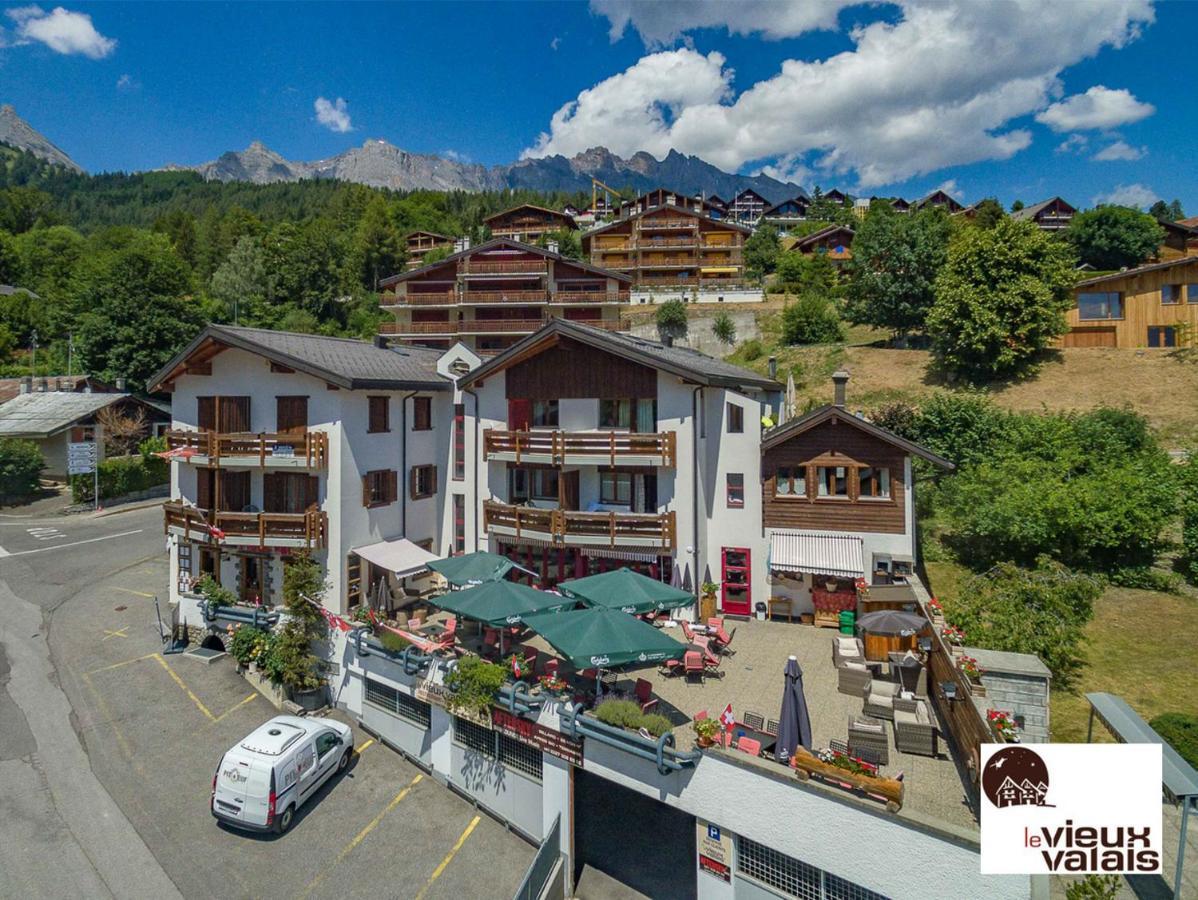 Le Vieux Valais Lejlighedshotel Ovronnaz Eksteriør billede